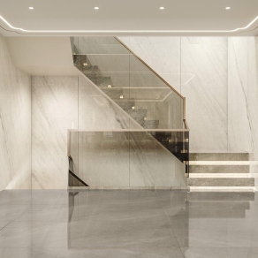 新中式楼梯间3D模型下载